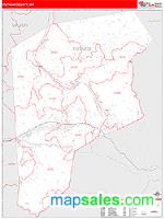 Putnam County, WV Wall Map Zip Code