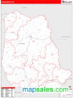 Roane County, WV Wall Map Zip Code