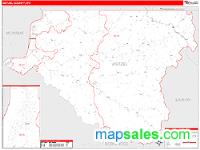 Wetzel County, WV Wall Map