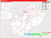 Wood County, WV Wall Map