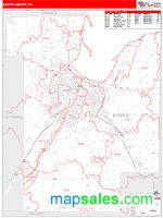 Brown County, WI Wall Map Zip Code
