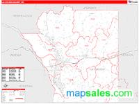 La Crosse County, WI Wall Map Zip Code