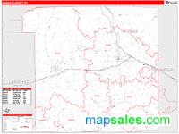 Monroe County, WI Wall Map Zip Code