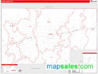 Rusk County, WI Wall Map Zip Code