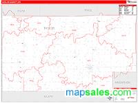 Taylor County, WI Wall Map