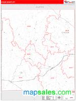 Crook County, WY Wall Map Zip Code