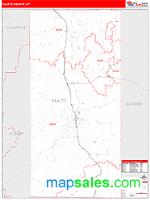 Platte County, WY Wall Map Zip Code