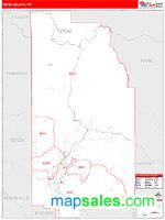 Teton County, WY Wall Map