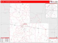 Abilene Metro Area Wall Map