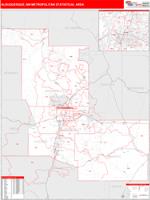 Albuquerque Metro Area Wall Map