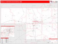 Amarillo Metro Area Wall Map