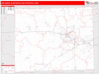 Ann Arbor Metro Area Wall Map