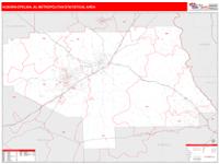 Auburn-Opelika Metro Area Wall Map