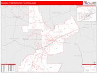 Billings Metro Area Wall Map