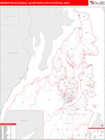 Bremerton-Silverdale Metro Area Wall Map