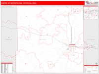 Casper Metro Area Wall Map