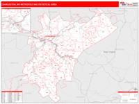 Charleston Metro Area Wall Map