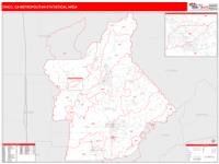 Chico Metro Area Wall Map