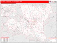 Columbia Metro Area Wall Map