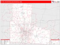 Dayton Metro Area Wall Map