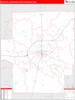 Decatur Metro Area Wall Map