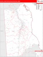 Dover Metro Area Wall Map