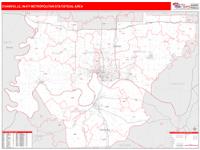 Evansville Metro Area Wall Map