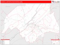 Gadsden Metro Area Wall Map