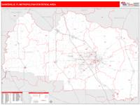 Gainesville Metro Area Wall Map