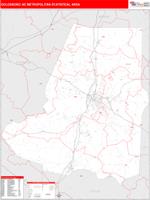 Goldsboro Metro Area Wall Map