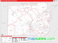 Hamilton-Middletown Metro Area Wall Map