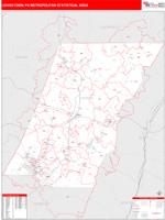 Johnstown Metro Area Wall Map