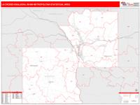 La Crosse-Onalaska Metro Area Wall Map