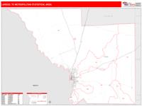 Laredo Metro Area Wall Map