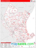 Lawrence Metro Area Wall Map
