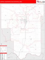 Lawton Metro Area Wall Map