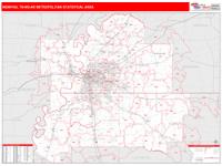 Memphis Metro Area Wall Map