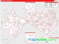 Newburgh Metro Area Wall Map