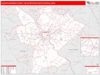 Augusta-Richmond County Metro Area Wall Map