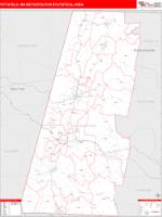 Pittsfield Metro Area Wall Map