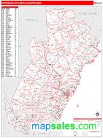 Portsmouth-Rochester Metro Area Wall Map