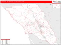 Santa Rosa Metro Area Wall Map