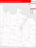 Sherman-Denison Metro Area Wall Map