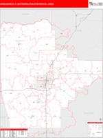 Springfield Metro Area Wall Map