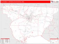 Tallahassee Metro Area Wall Map