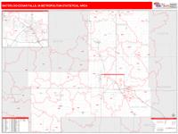 Waterloo-Cedar Falls Metro Area Wall Map