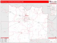 Wichita Falls Metro Area Wall Map