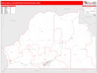Walla Walla Metro Area Wall Map