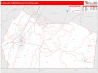 Cleveland Metro Area Wall Map