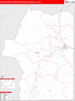 Grants Pass Metro Area Wall Map